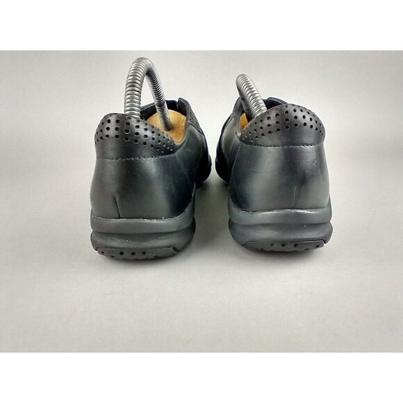 Clarks Wave Walk Shoes Womens Size 9 Black Leather Adjustable Strap Comfort - Picture 3 of 12